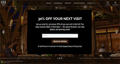 Desktop Screenshot of oakgrillnb.com